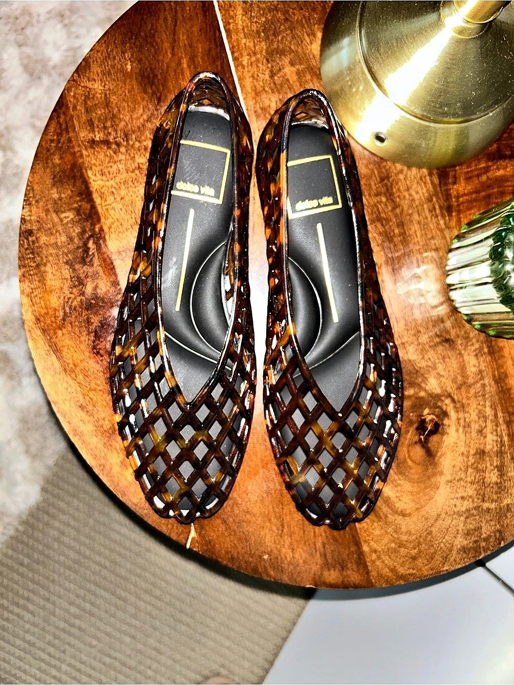 Dolce Vita Jam Jelly Flats in Tortoise